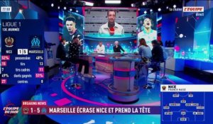 En promenade à Nice, l'OM prend provisoirement la tête de la Ligue 1 - Foot - Ligue 1