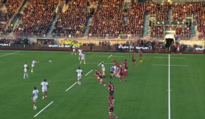 TOP 14 - Essai de Dimitri DELIBES (ST) - US Montauban - Stade Toulousain