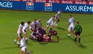 TOP 14 - Essai de Romain BUROS (UBB) - Union Bordeaux-Bègles - Section Paloise