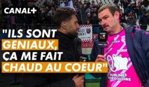 Romain Briatte face à son fan club