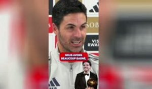 Arsenal - Rice, Ballon d’Or ? Arteta : “Je l’espère, ça voudrait dire qu’on a beaucoup gagné !”