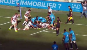 TOP 14 - Essai de Lenni NOUCHI (MHR) - Montpellier Hérault Rugby - Union Bordeaux-Bègles