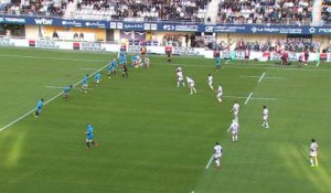 TOP 14 - Essai de Maxime LAMOTHE (UBB) - Montpellier Hérault Rugby - Union Bordeaux-Bègles