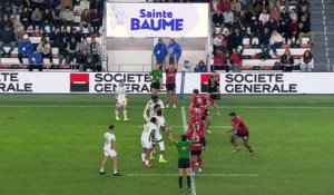 TOP 14 - Essai de Paul VALLEE (USM) - RC Toulon - US Montauban