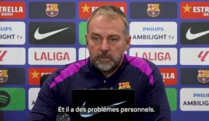 Barcelone - Flick : "Araujo a des problèmes personnels, je ne veux pas en dire plus"