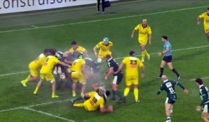 TOP 14 - Essai de Youri DELHOMMEL (SP) - Section Paloise - Stade Rochelais