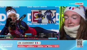 « Une course sur les talons » : Lou Jeanmonnot se contente de sa quatrième place sur l'individuel d'Östersund - Biathlon - Coupe du monde (F)