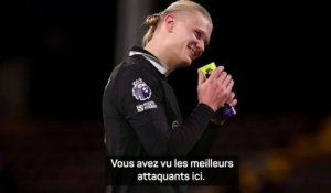 Man. City - Guardiola sur Haaland : "Ses chiffres sont fous"