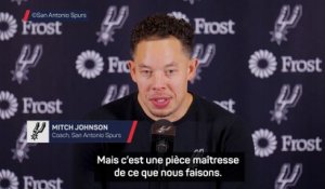 Johnson : « Wemby est une pièce maîtresse mais notre identité ne change pas » - Basket - NBA
