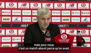 Lille - Genesio : "Un match abouti"