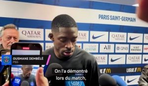 Ousmane Dembele : «  On avait a coeur de faire passer un message » - Foot - Ligue 1
