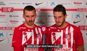 Atlético de Madrid - Griezmann et Koke heureux d'avoir offert la victoire aux Colchoneros