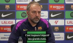 Barcelone - Flick : "Remporter des titres ? C'est toujours l'objectif des grands clubs"