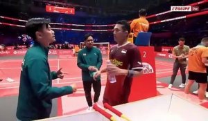 Le replay du 3e match de Christo Popov - Badminton