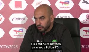 Maroc - Regragui : "Hakimi jouera demain"
