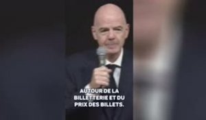 CdM 2026 - Infantino défend les prix des tickets : “On a eu 150 millions de demandes”