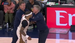 Warriors - Le pétage de plombs de Kerr lors du match contre les Clippers