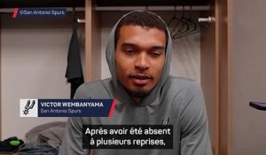 Wembanyama : « Nous ne sommes pas à notre niveau » - Basket - NBA