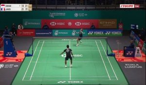 Alex Lanier se qualifie dans la difficulté - Badminton