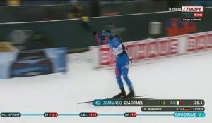 Giacomel remporte le sprint d'Oberhof - Biathlon - Coupe du monde (H)