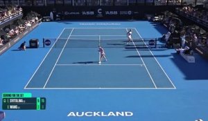 Auckland - Svitolina sacré face à Wang