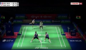 La paire Gicquel/Delrue se qualifie en 3 sets - Badminton