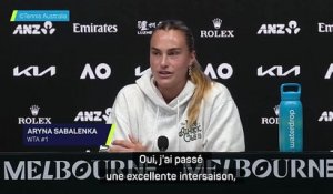 Sabalenka : « Jimmy Fallon, c'était incroyable » - Tennis - Open d'Australie