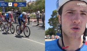 Santos Tour Down Under 2026 - Enzo Paleni (Groupama-FDJ United) après son échappée sur la 1ère étape