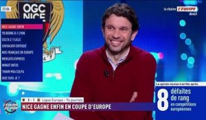 Des incidents à l'Allianz Riviera lors de Nice-Go Ahead Eagles - Foot - Ligue Europa