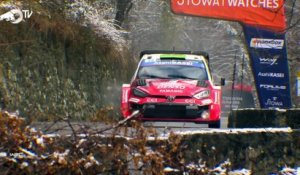 Piégé par la neige dans le Turini, Oliver Solberg fait un tête-à-queue mais conserve la tête du Monte-Carlo - Rallye - WRC - Monte-Carlo