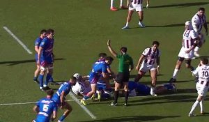 TOP 14 - Essai de Joe MARCHANT (SFP) - Union Bordeaux-Bègles - Stade Français Paris