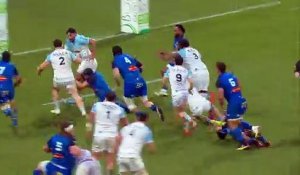 TOP 14 - Essai de Lucas MARTIN (AB) - Aviron Bayonnais - Castres Olympique