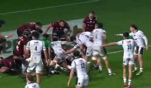 TOP 14 - Essai de Thomas LACLAYAT (SP) - Stade Toulousain - Section Paloise