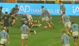 TOP 14 - Essai de Peceli YATO (USAP) - USA Perpignan - USM Montauban