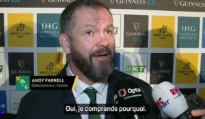 Irlande - Farrell : "Tout le monde parle de la France et de l’Angleterre"