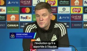 Newcastle - Howe : "Le PSG est une équipe que l'on admire"
