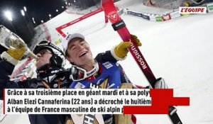 Alban Elezi Cannaferina huitième et dernier Français sélectionné pour les JO 2026 en ski alpin - Ski - JO Ski