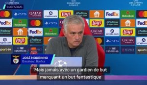 Benfica - Mourinho : “Je pensais avoir tout connu, sauf un gardien qui met un but fantastique !”