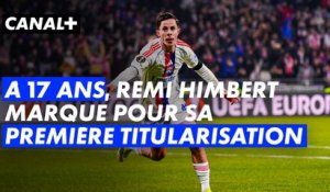 À 17 ans, Rémi Himbert marque pour sa première titularisation avec l’OL.