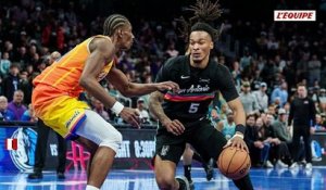 Les Spurs refroidis à Charlotte, Victor Wembanyama souvent frustré et dominé par Moussa Diabaté - Basket - NBA