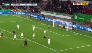 Martin Terrier buteur avec le Bayer Leverkusen - Foot - Coupe d'Allemagne