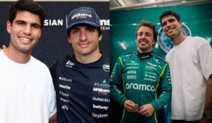 Tennis 2026 - Carlos Alcaraz se met à la F1 : visite à Bahreïn avec Fernando Alonso et Carlos Sainz
