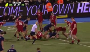 Le pays de Galles s'impose face à l'Ecosse - Rugby - Tournoi des 6 Nations U20