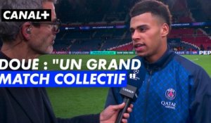 Ligue des champions - Désiré Doué satisfait du match livré face à Monaco