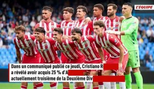 Cristiano Ronaldo rentre dans le capital du club d'Almeria, en Deuxième Division espagnole - Foot - Espagne