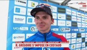 Grégoire : « Plus la course avançait, plus les sensations s'amélioraient » - Cyclisme - Drôme Classic