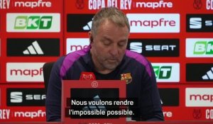 Barcelone - Flick : "Nous voulons rendre l'impossible possible"