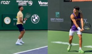 BNP Paribas Open 2026 - Novak Djokovic et Carlos Alcaraz sont arrivés à Indian Wells !