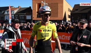 Wout Van Aert dénonce un « sabotage » après sa crevaison à dix kilomètres de l'arrivée du Samyn - Cyclisme - Le Samyn