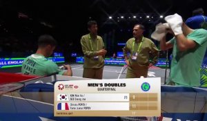 Le replay du quart de finale du double Popov/Popov - Badminton - All England Open